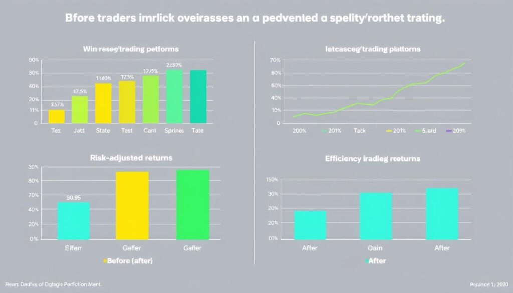 Performance improvement chart showing TradingPro user results
