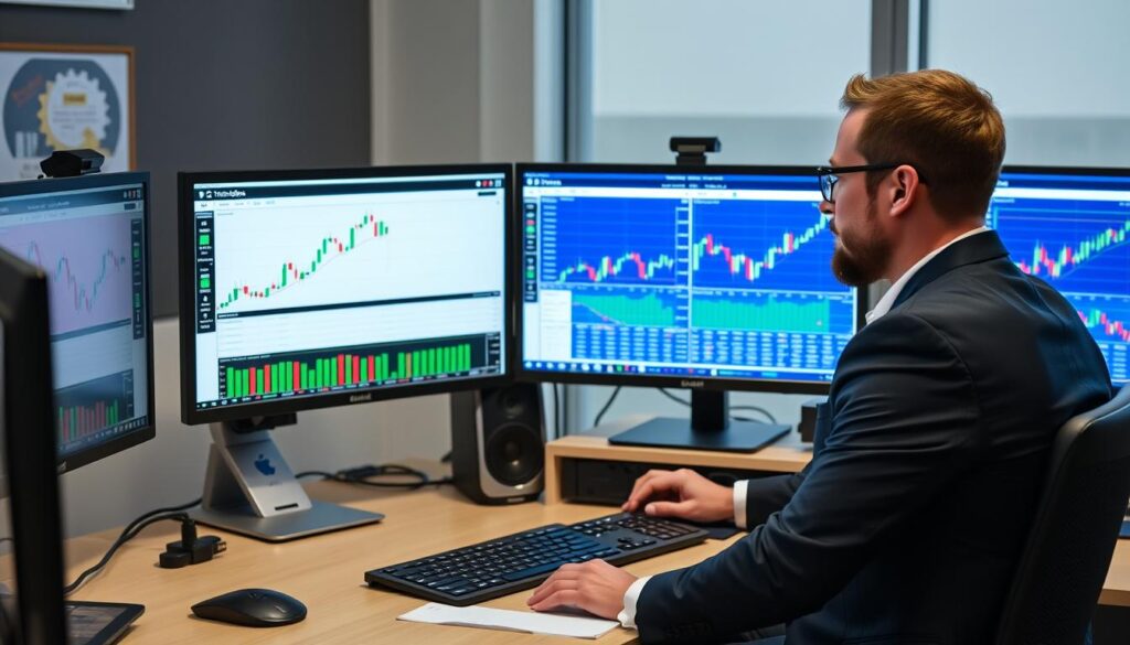 Trader achieving success with TradingPro platform
